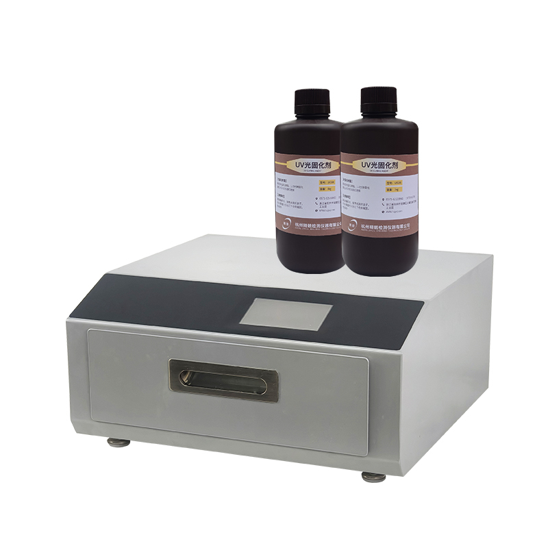 金属組織サンプル用UV光硬化実装機